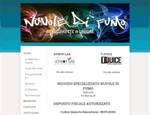 Tablet Screenshot of nuvoledifumo.com